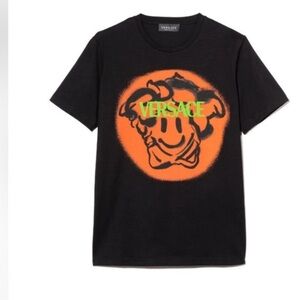 Versace Black and Orange T-Shirt